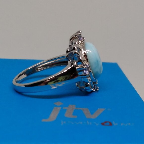 Larimar & tanzanite ring! - Picture 2 of 5